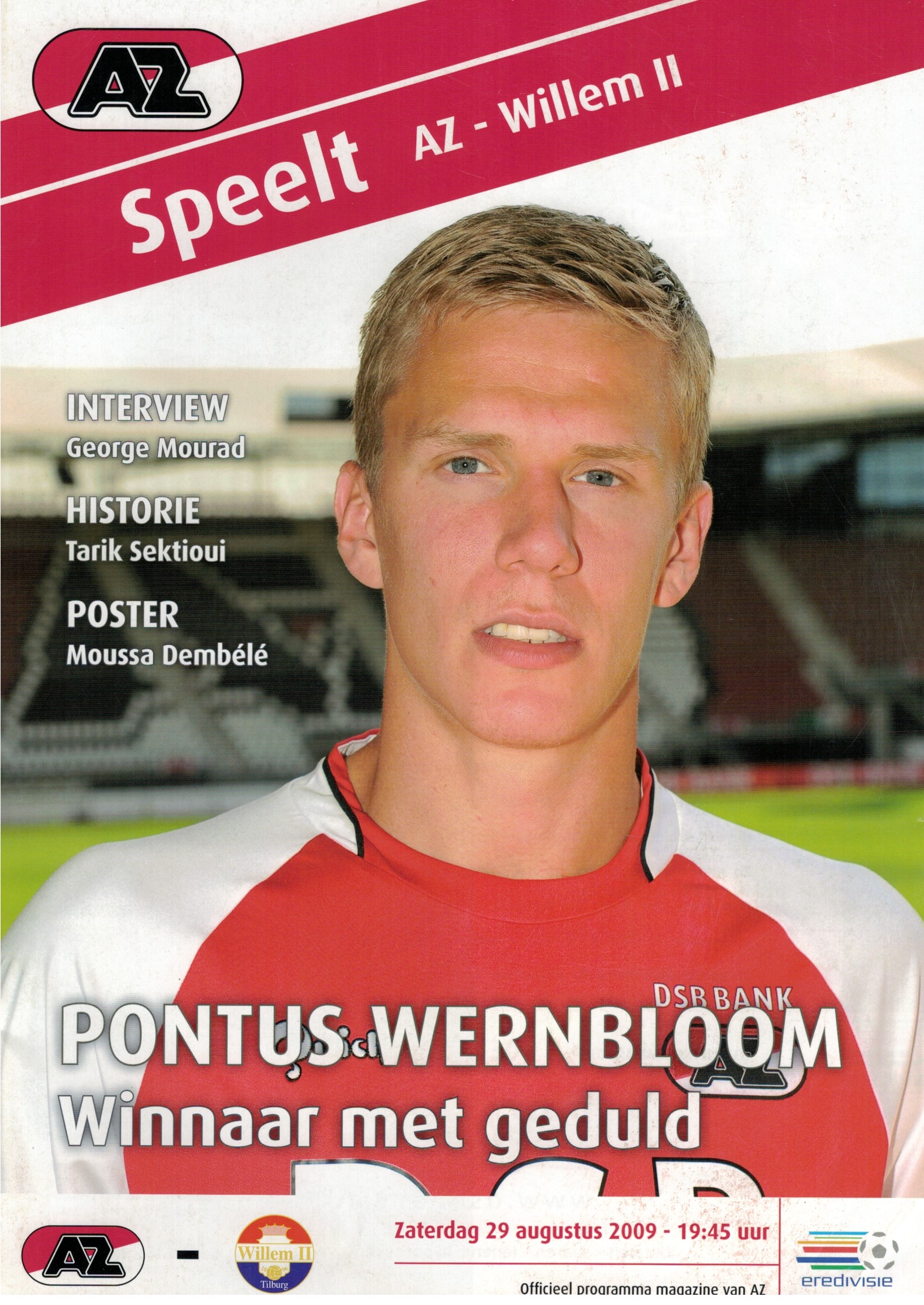 AZ Programma 29-aug-2009 Willem II thuis